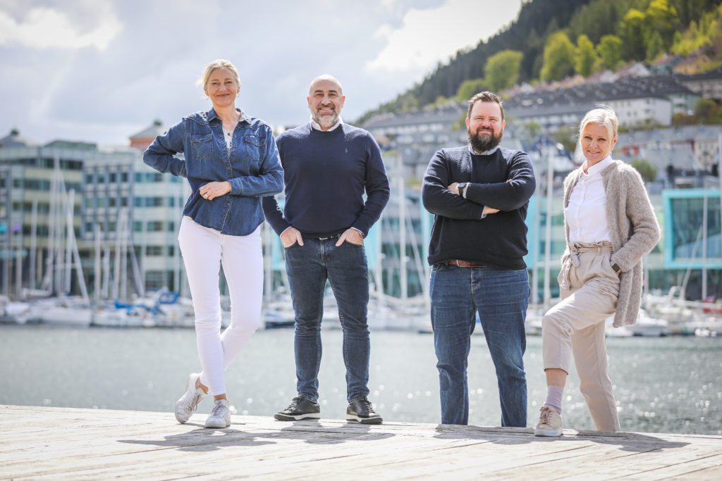 Konsulentene fra AG&: Mette Mæhle, Lisbeth Frugård, Mads Liabø, Tibor Alexander Mæhlum